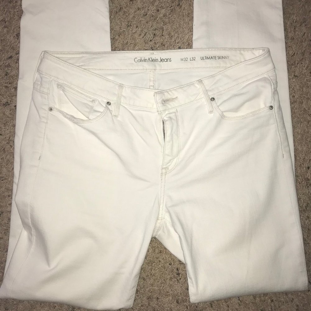 Calvin Klein White Jeans